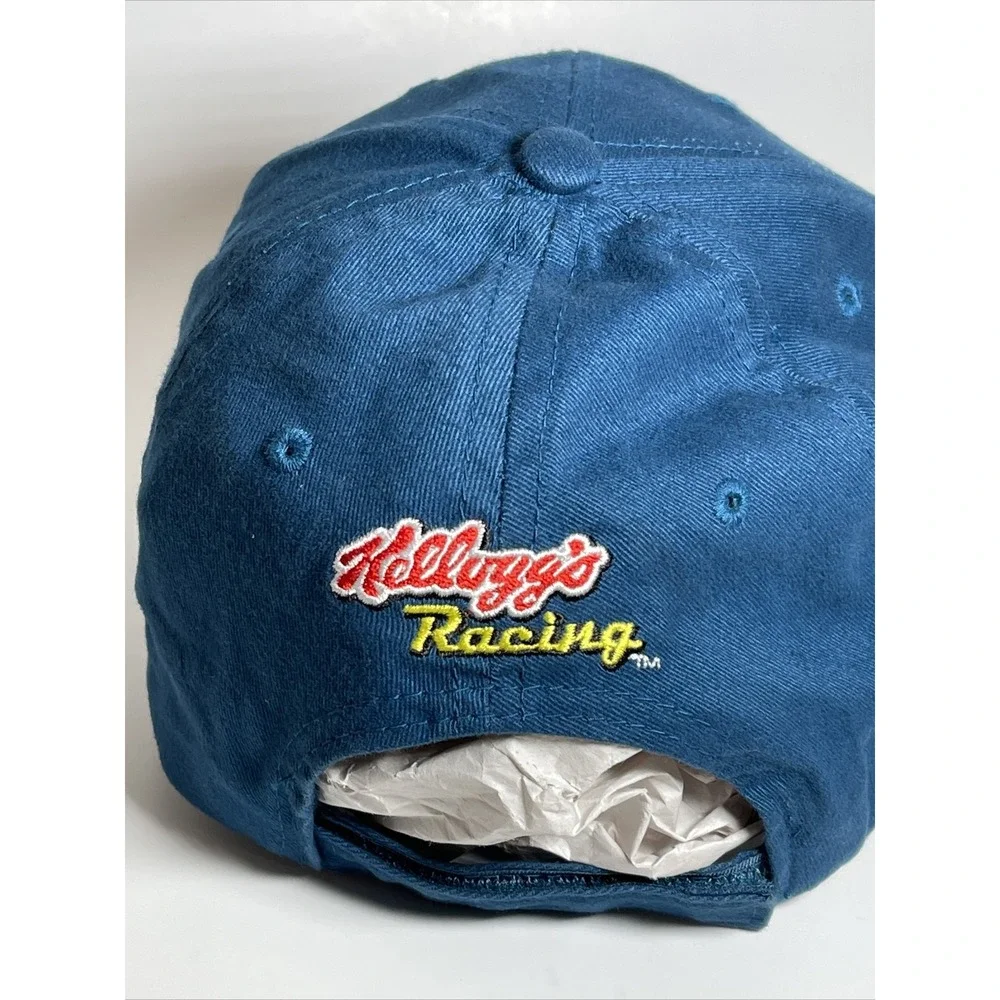 Mens Dale Earnhardt Jr 88 Kelloggs Racing Hat Blue Green 2008 NASCAR Cap - Picture 9 of 12